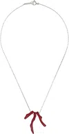 Isabel Marant Silver Jolan Necklace In Rdsi