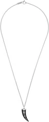 Isabel Marant Silver Maji Chain Necklace In Bksi