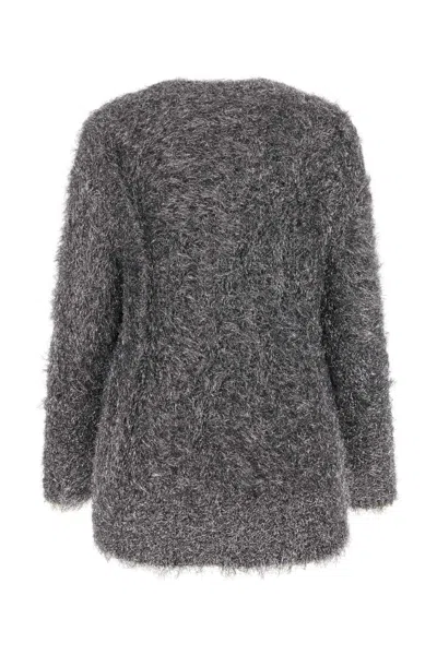 Isabel Marant Silver Nylon Blend Wayne Sweater