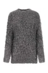 Isabel Marant Silver Nylon Blend Wayne Sweater In Silver