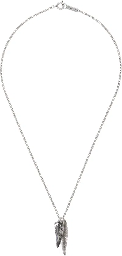 Isabel Marant Silver Pendant Necklace In Metallic