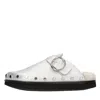 Isabel Marant Silver Sandals In Argento Metallici E Grigi