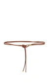 Isabel Marant Silvia Leather Belt In Cognac