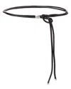 Isabel Marant Silvia Leather Belt In Black