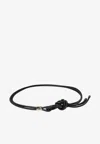 Isabel Marant Silvia Leather Belt In Black