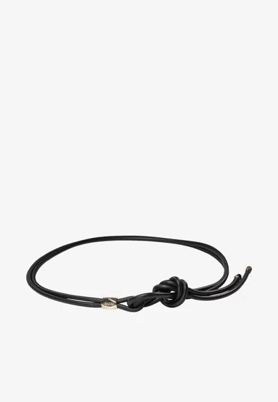 Isabel Marant Silvia Leather Belt In Black