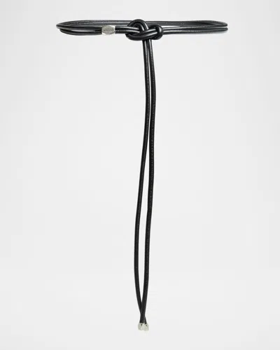 Isabel Marant Silvia Tie Leather Belt In Multi