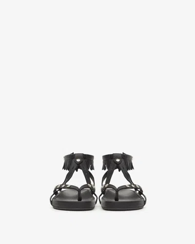 Isabel Marant Silya Sandals In Black