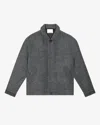 Isabel Marant Simon Wool Shirt Jacket In Gray