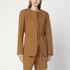 Isabel Marant Single-breasted Caramel-coloured Jacket In Beige