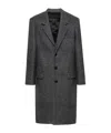 Isabel Marant Marant Johel Herringbone Coat In Black