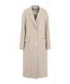 Isabel Marant Beige Wool Overcoat In Nude