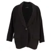 Isabel Marant Single-breasted Herringbone Blazer In Burgundy Wool In Red