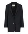 Isabel Marant Black Triacetate Blend Blazer In Black