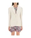Isabel Marant Single-breasted Tailored Blazer In White