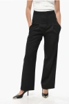 Isabel Marant Single-pleated Staya Cropped Fit Pants In Black