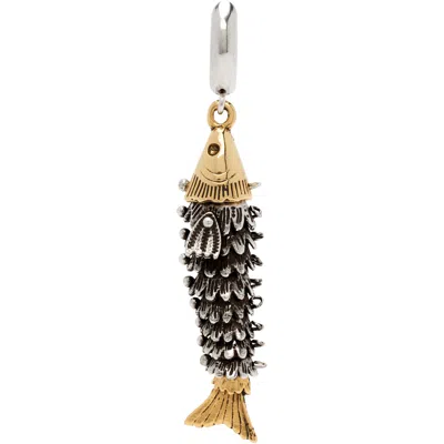Isabel Marant Single River Man Earrings In Gold