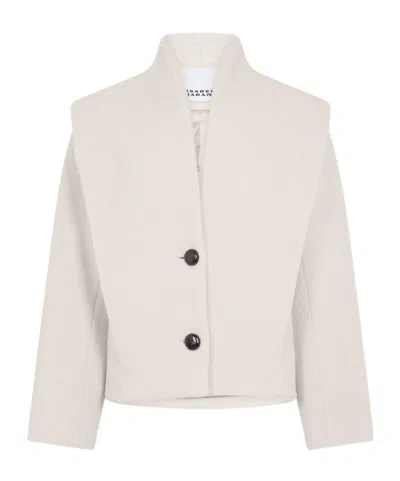 Isabel Marant Single-breasted Coat In Neutral