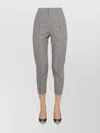 Isabel Marant "sioliran" Checkered Pattern Cropped Trousers