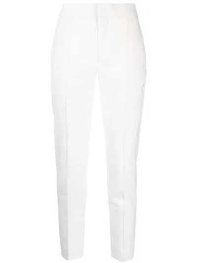 Isabel Marant Cropped Tailored Trousers In White