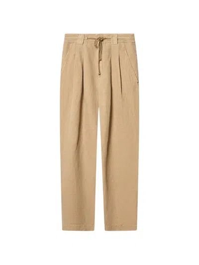 Isabel Marant Sirius Pleated Trousers In Sand