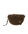 Isabel Marant Skano Suede Leather Belt Bag In Brown