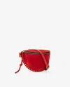 Isabel Marant Skano Belt Bag In Scarlet Red