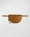Isabel Marant Skano Braided Suede Belt Bag In Cognac