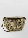 Isabel Marant Skano Gb Leather Belt Bag Snakeskin In Multi