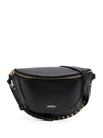 ISABEL MARANT SKANO GRAINED-LEATHER SHOULDER BAG