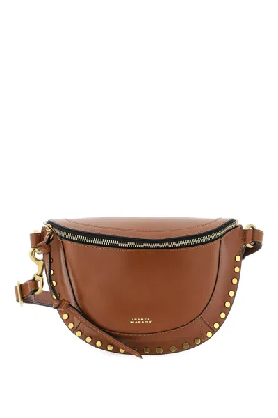 Isabel Marant Skano Leather Belt Bag In Brown