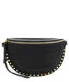 Isabel Marant Skano Suede Belt Bag In Black