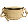Isabel Marant Skano Stud Crossbody Bag In Yellow