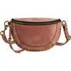 Isabel Marant Skano Stud Crossbody Bag In Pink
