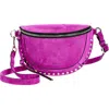 Isabel Marant Skano Stud Crossbody Bag In Pink Lavender 40pl