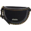 Isabel Marant Skano Studded Crossbody Bag In Black