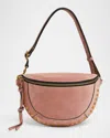 Isabel Marant Skano Studs Suede Belt Bag