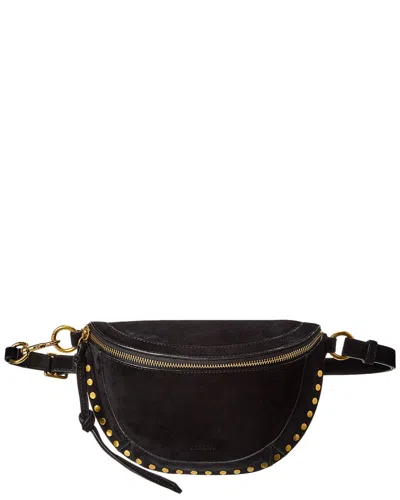 Isabel Marant Skano Suede Belt Bag In Black
