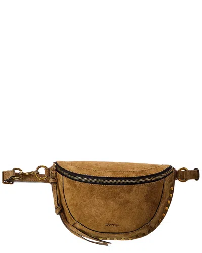 Isabel Marant Skano Suede Belt Bag In Brown