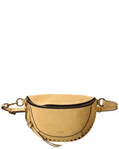 Isabel Marant Skano Suede Belt Bag In Brown