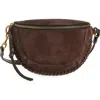 Isabel Marant Skano Suede Crossbody Bag In Brown