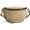 Isabel Marant Skano Suede Crossbody Bag In Light Beige 90lb