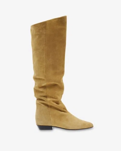 Isabel Marant Woman Beige Boots In Taupe