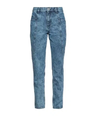 Isabel Marant Skinny Denim Pants In Blue