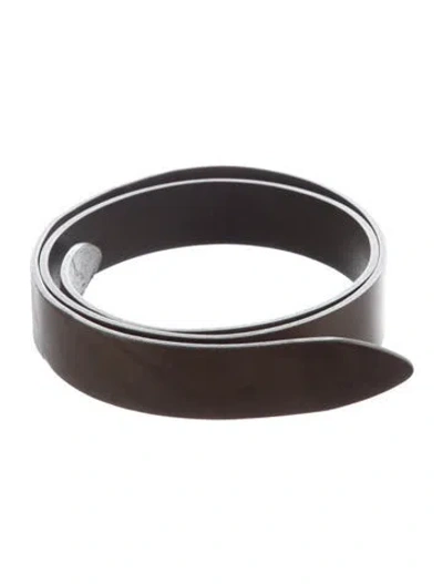 Pre-owned Isabel Marant Skinny Leather Belt In Brown