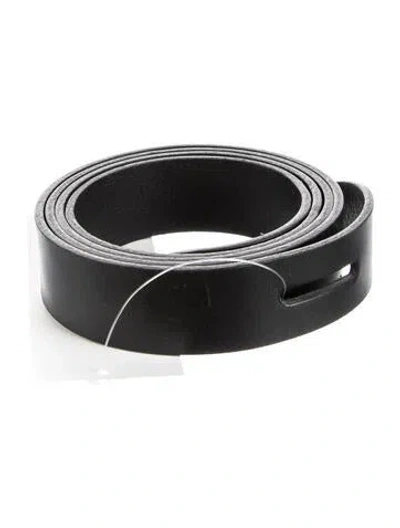 Pre-owned Isabel Marant Skinny Leather Belt Kit In Black