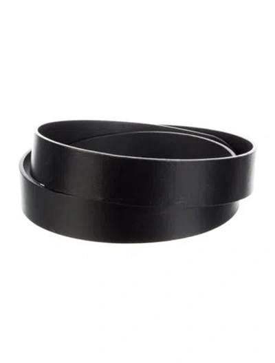 Pre-owned Isabel Marant Skinny Leather Belt Kit In Black