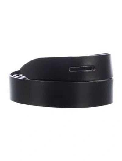 Pre-owned Isabel Marant Skinny Leather Belt Kit In Black