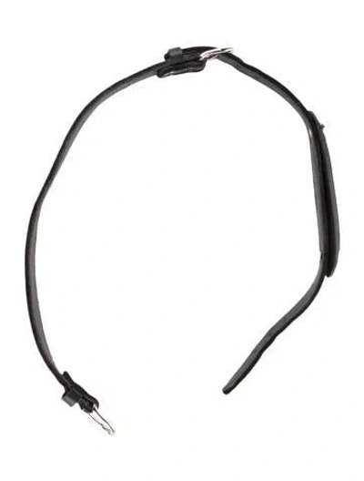 Pre-owned Isabel Marant Skinny Leather Waist Belt In Black