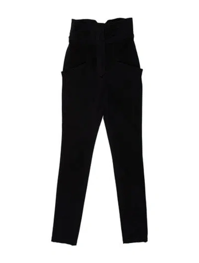 Pre-owned Isabel Marant Skinny Leg Pants In Black